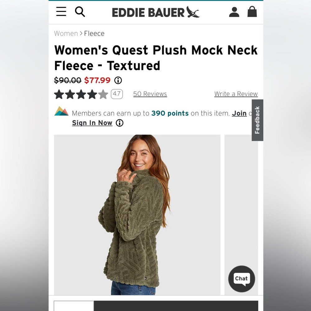Eddie Bauer - Quest, women’s XL super plush and soft teal sweater, new w/o tags - Picture 15 of 16